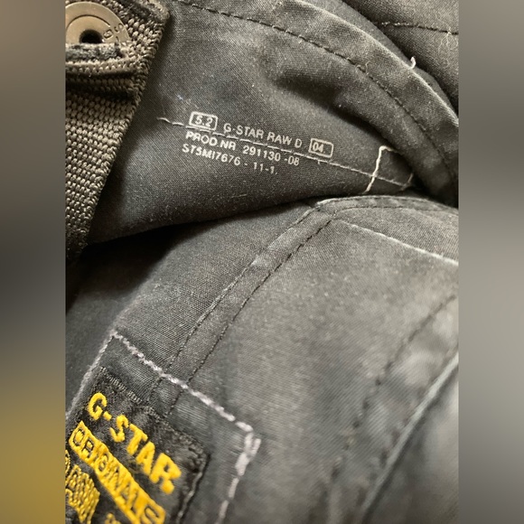 GSTAR RAW 3301 Black Hooded Jacket - Picture 8 of 16